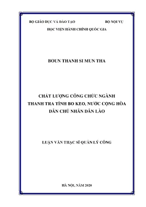 Nâng Cao Chất Lượng Công Chức Ngành Thanh Tra Tỉnh