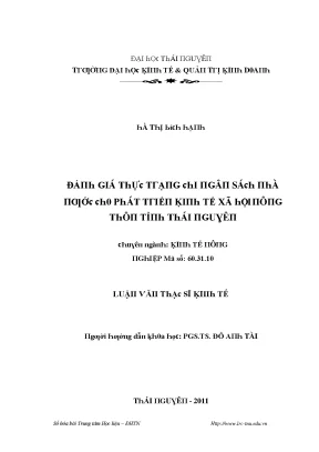 Đổi mới quản lý kinh tế xã hội tại Thái Nguyên