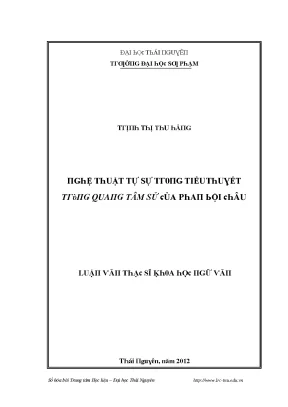 Nghiên cứu về Tâm sử và Tiểu thuyết tự sự tại Đại học