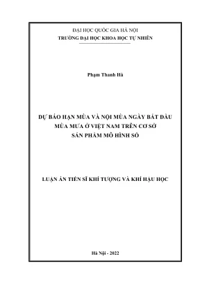 Dự Báo Ngày Bắt Đầu Mùa Mưa Ở Việt Nam: Phân Tích Dựa 