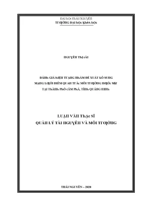 Quản lý tài nguyên và môi trường tại thành phố ẩm Phả