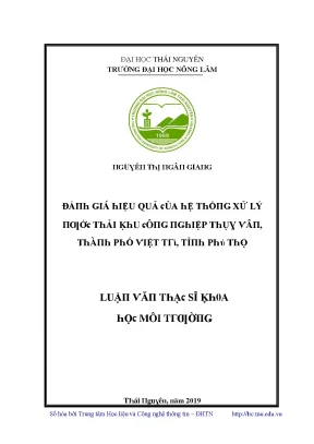 Đánh Giá Hiệu Quả Hệ Thống Xử Lý Nước Thải Tại Trường