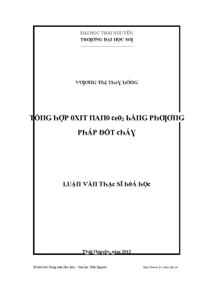 Nghiên cứu về Tổn hợp Hợp chất 0XIT PAH0 e02 tại Trường