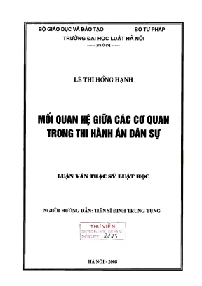 Nâng Cao Hiệu Quả Thi Hành Án Dân Sự Tại Việt Nam