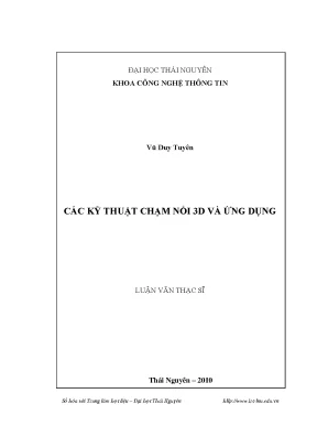Kỹ Thuật Chạm Nổi 3D và Ứng Dụng Trong Công Nghệ Thông Tin