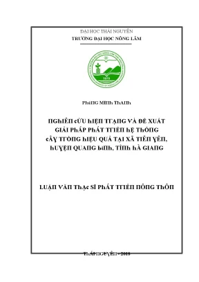 Giải pháp phát triển hệ thống nông nghiệp hiệu quả tại