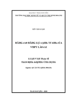 Nâng cao năng lực cạnh tranh của VNPT Lào Cai