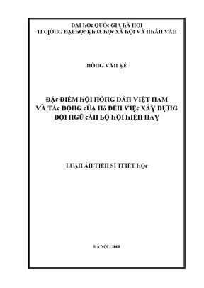 Khám Phá Đặc Điểm Hội Phụ Nữ Việt Nam Tại Đại Học Quốc