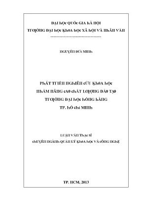 Nâng cao chất lượng đào tạo tại Đại học Hồng Bàng TP.HCM