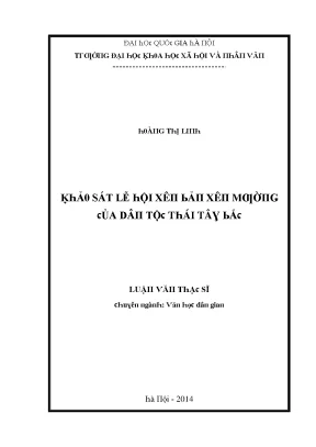 Khám Phá Lễ Hội Xên Bản Mường Của Người Thái Tại Hà Nội