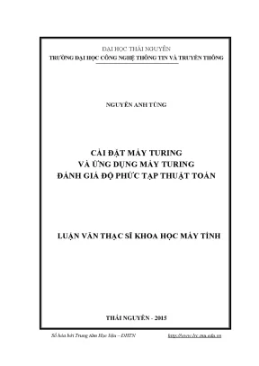 Cài Đặt và Ứng Dụng Máy Turing Đánh Giá Độ Phức Tạp