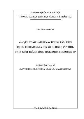 Quản lý chất lượng giáo dục tại Đại học Quốc gia Hà Nội