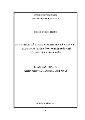 Nghệ Thuật Xây Dựng Cốt Truyện và Nhân Vật trong Nam