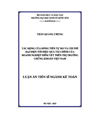 Tác động của dòng tiền tự do và chi phí đại diện đến