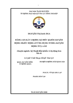 Hệ Điều Khiển Độ Ổn Định Trong Kỹ Thuật