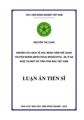 Nghiên Cứu Dịch Tễ Học Bệnh Viêm Phế Quản Truyền Nhiễm Ở 
