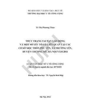 Thực Trạng Tai Nạn Lao Động Tại Cơ Sở Mộc Thôn Phù Yên, 
