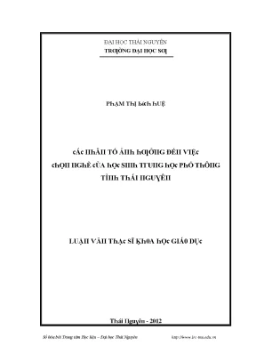 Nghiên cứu về Tâm lý học tại Đại học Thái Nguyên