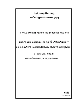 Nghiên cứu và Phát triển Khoa học: Từ Lý Thuyết đến Thực 