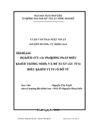 Nghiên cứu về điều kiện kỹ thuật trong hệ thống ổ đỡ
