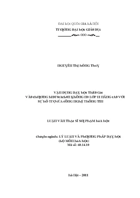 Đổi mới phương pháp dạy học tại Đại học Giao thông Vận