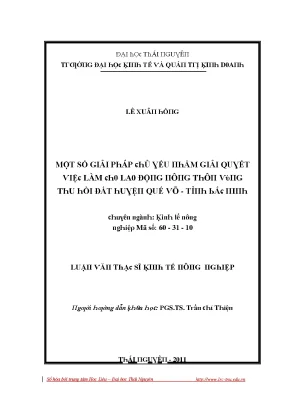 Giải pháp hiệu quả cho vấn đề giải quyết đất đai tại Quế Võ