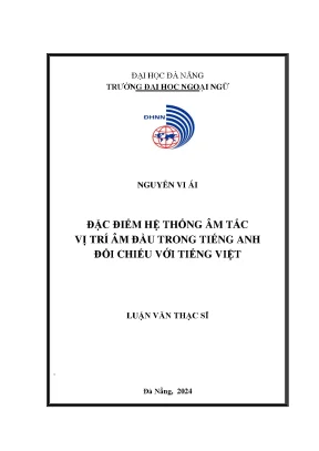 Phân Tích Đặc Điểm Âm Tắc Vị Trí Âm Đầu Trong Tiếng Anh