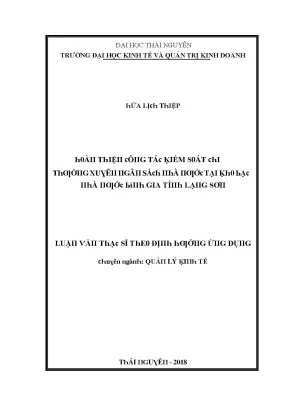 Đại Học Kinh Tế và Quản Trị Kinh Doanh Thái Nguyên: