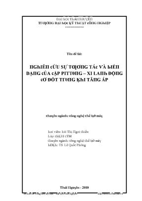 Nghiên cứu về sự tương tác giữa các hệ thống kỹ thuật