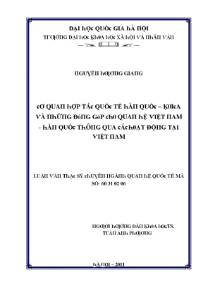 Khám Phá Mối Quan Hệ Kinh Tế Giữa Việt Nam và Hàn Quốc