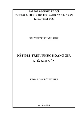 Nét Đẹp Triều Phục Hoàng Gia Nhà Nguyễn