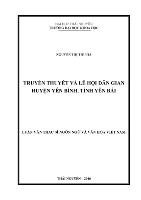 Khám Phá Truyền Thuyết và Lễ Hội Dân Gian Huyện Yên 