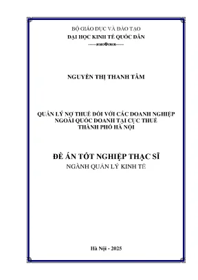 Quản Lý Nợ Thuế Doanh Nghiệp Ngoài Quốc Doanh Tại Cục