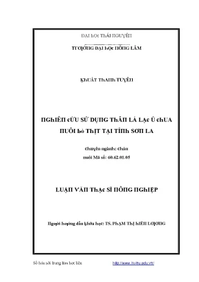 Nghiên cứu về Đại học Thái Nguyên và Lâm Đồng: Sử dụng