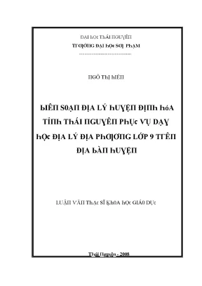 Khám Phá Địa Lý Thái Nguyên: Tài Liệu Học Tập Địa Phương
