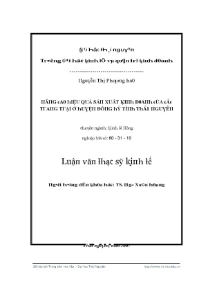 Hiệu Quả Xuất Khẩu Kinh Doanh Đồ Gỗ Tại Thái Nguyên