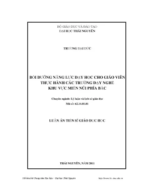 Bồi Dưỡng Năng Lực Dạy Học Cho Giáo Viên Tại Các Trường 