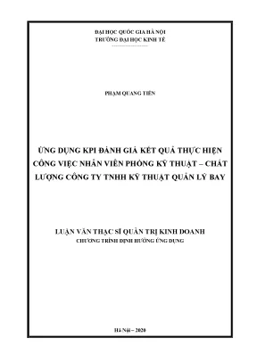 Ứng Dụng KPI Đánh Giá Hiệu Quả Công Việc Nhân Viên Tại