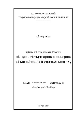 Nghiên Cứu Kinh Tế Tư Nhân và Phát Triển Kinh Tế Xã Hội