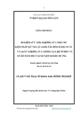 Nghiên cứu về kỹ thuật SE0 và ảnh hưởng đến sản xuất tại