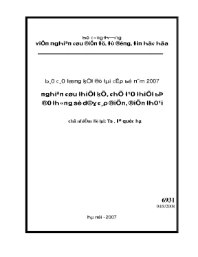 Nghiên Cứu Thiết Kế Hệ Thống Kiểm Định Điện Tử