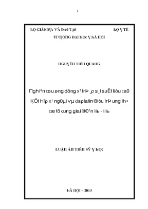 Nghiên cứu về tỷ lệ mắc và điều trị ung thư phụ nữ tại 