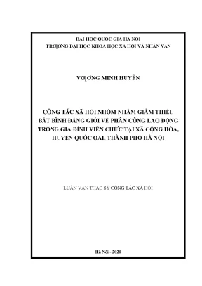 Giảm Thiểu Bất Bình Đẳng Giới Trong Phân Công Lao Động