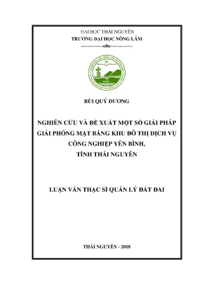 Giải Pháp Giải Phóng Mặt Bằng Khu Đô Thị Dịch Vụ Công
