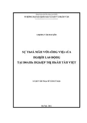 Nghiên Cứu Tâm Lý Xã Hội Tại Đại Học Quốc Gia Hà Nội