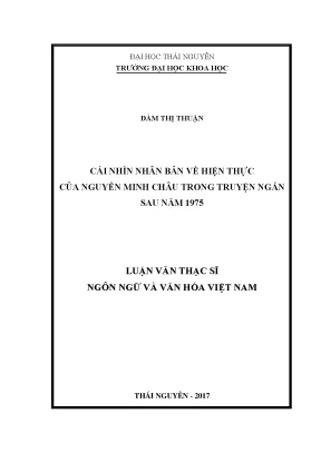 Cái Nhìn Nhân Bản Trong Tác Phẩm Nguyễn Minh Châu Sau 