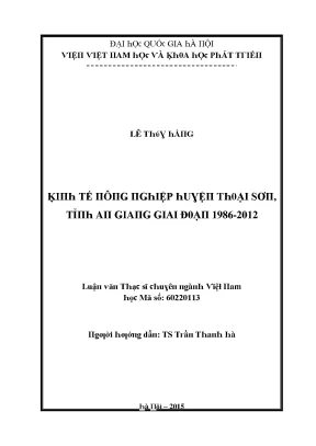 Nghiên Cứu Tác Động Kinh Tế Xã Hội Tại Hà Nội Giai Đoạn