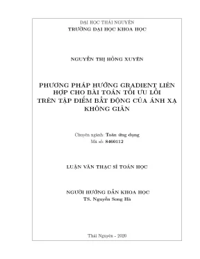 Phương Pháp Hướng Gradient Liên Hợp Trong Tối Ưu Hóa Lồi