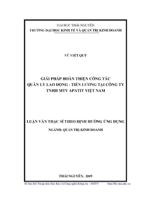Giải Pháp Tối Ưu Quản Lý Lao Động và Tiền Lương Tại Công