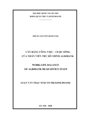 Cân Bằng Công Việc và Cuộc Sống của Nhân Viên Agribank